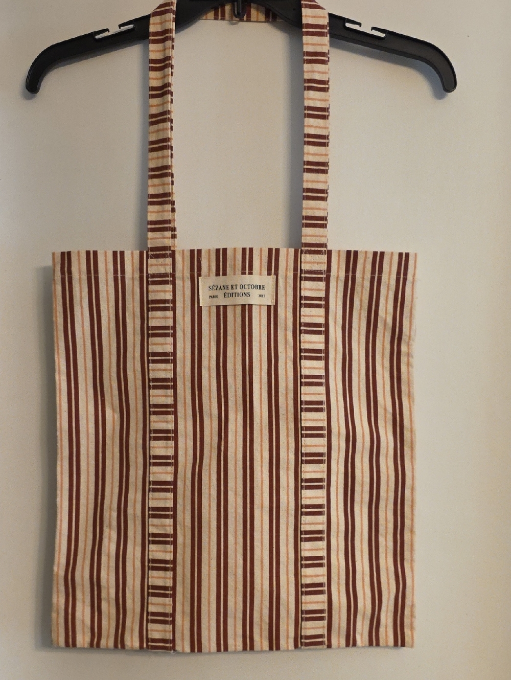Sezane Striped Canvas Tote 'Sézane Et Octobre Éditions'